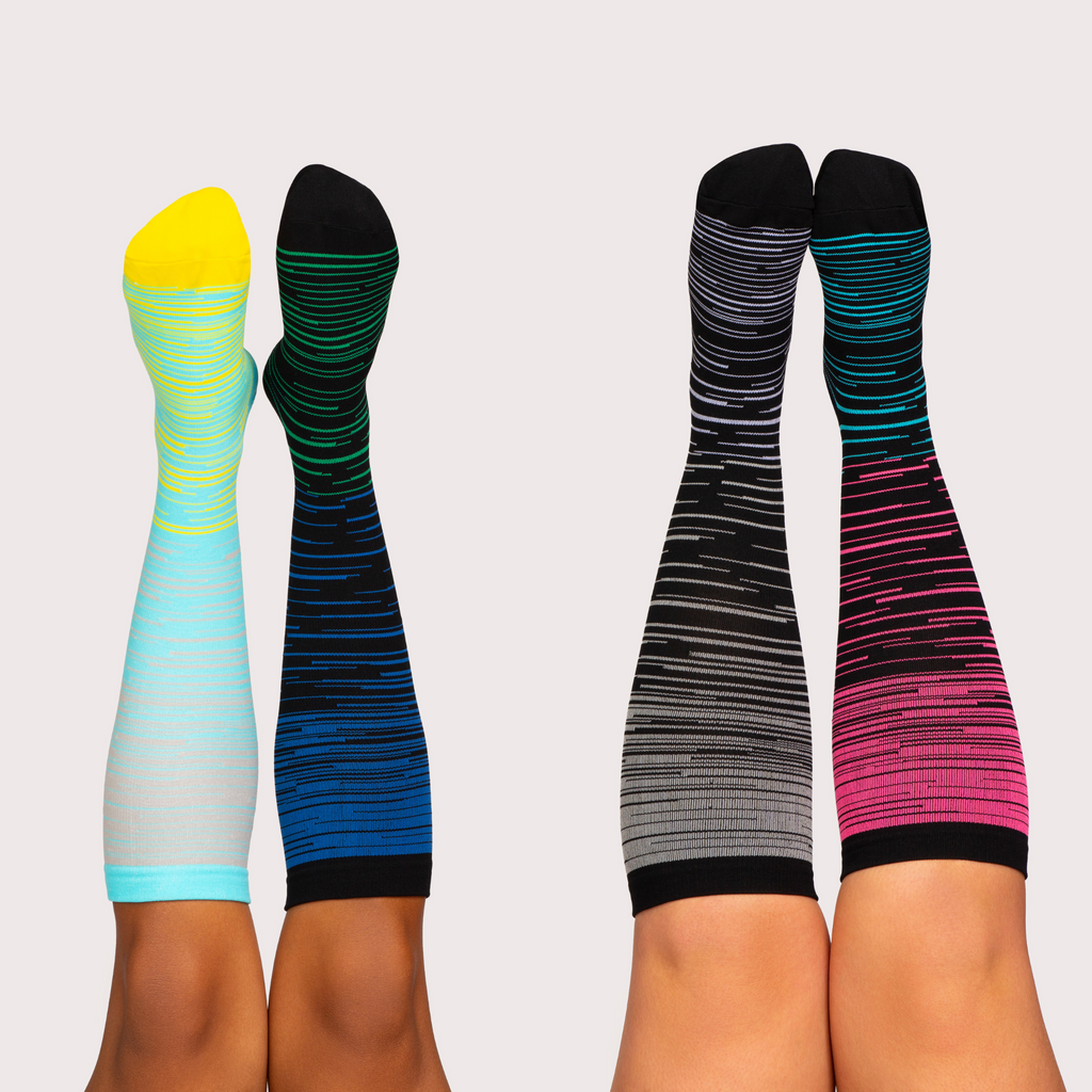 Eversock™ Wide Compression Socks For Pain Relief (Stripes)