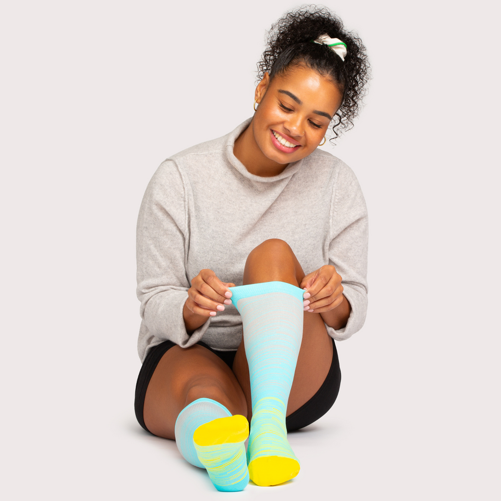 Eversock™ Wide Compression Socks For Pain Relief (Stripes)