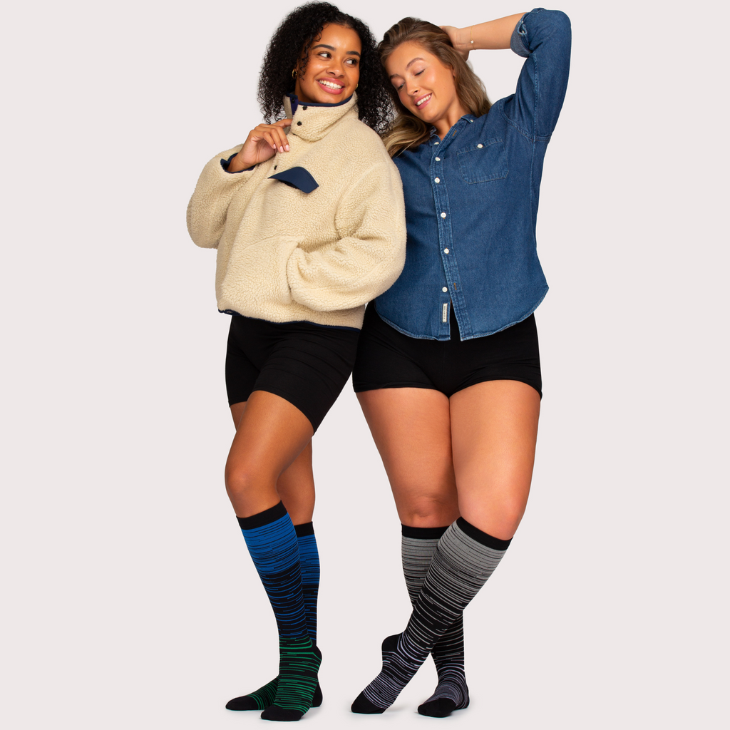 Eversock™ Wide Compression Socks For Pain Relief (Stripes)